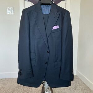 SUITSUPPLY Blue Washington Suit. US 44R/ EU54R.